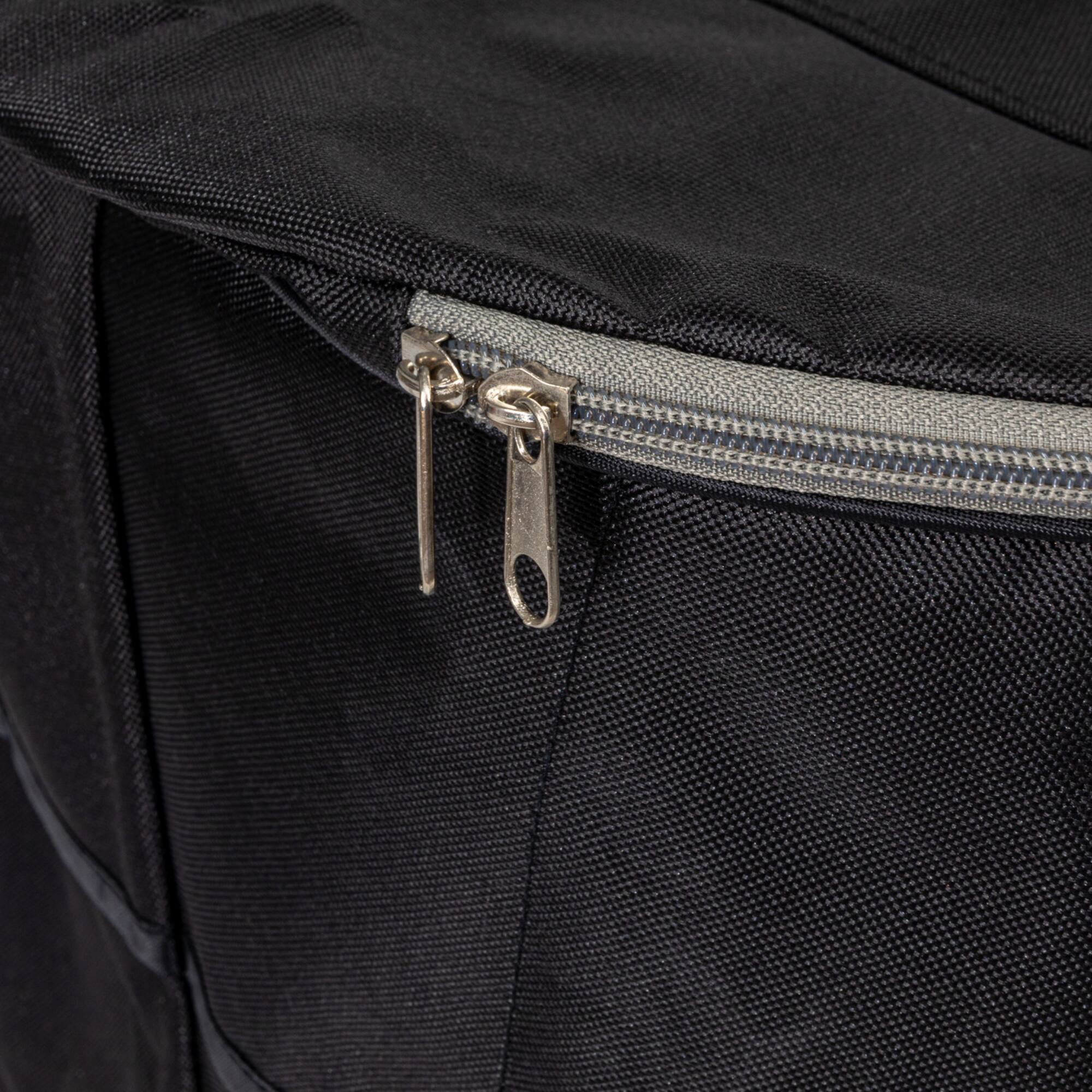 Household Essentials 2.75ft. Black Thermal Standing Cooler with Travel Bag